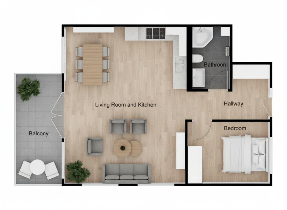 Modern Floor Plan thumbnail